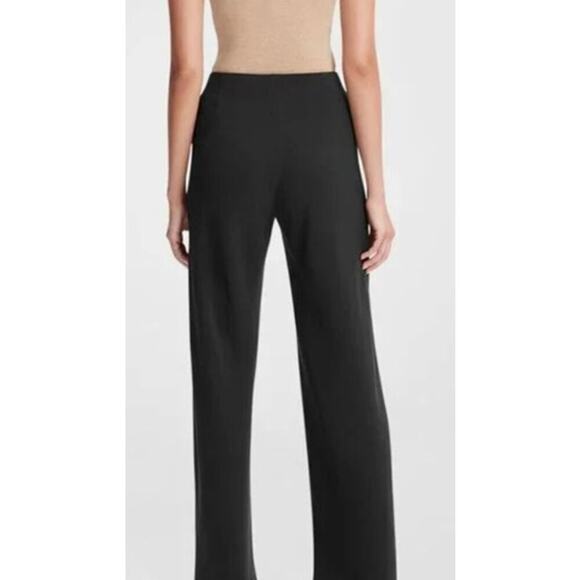 Vince Wool Blend Pant Tailored Trousers Black 4 - Picture 7 of 7